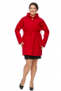 Женское пальто из текстиля с капюшоном 8002493-3