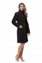 Женское пальто из текстиля с воротником 8016079