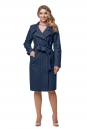 Женское пальто из текстиля с воротником 8019901-2