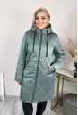 Женское пальто из текстиля с капюшоном 8024038-2